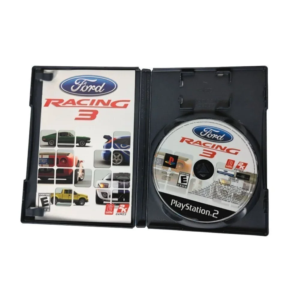 Ford Racing 3 PlayStation 2 Game With Case and Manual